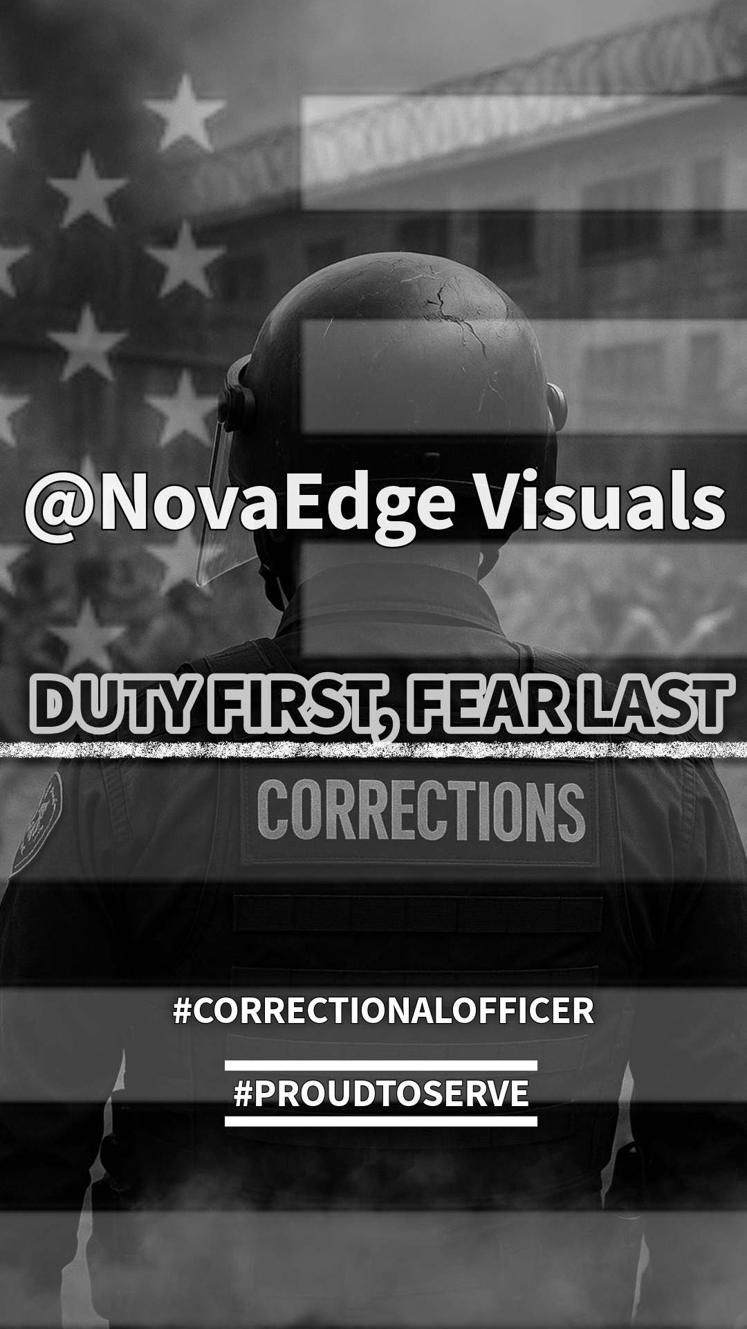 Proud to Serve – Corrections Officer Wallpaper for mobile device